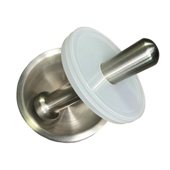 Stainless Steel Mortar Pestle Set w/ Lid 4-3/4" Herb Spice Grinder Pill Crusher - Picture 3 of 6